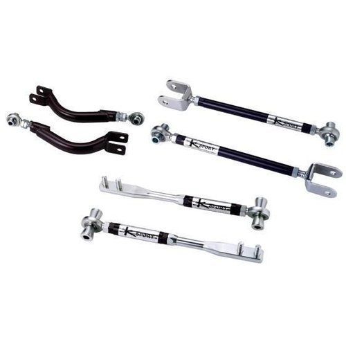 K-Sport Nissan Silvia/200SX (S14) control arm set: front tie bars, rear upper control arms, rear tie rods